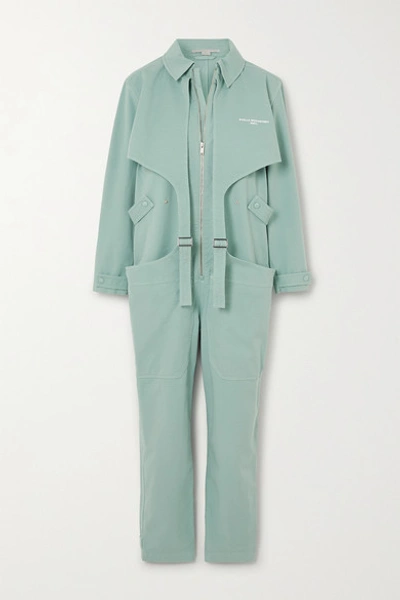 Stella Mccartney Paloma Buckle-strap Jumpsuit In Green