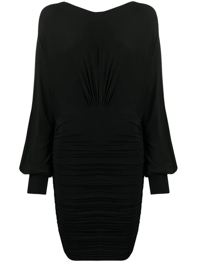 Alexandre Vauthier Open Back Mini Dress In Black