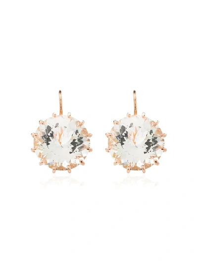 Andrea Fohrman 18kt Rose Gold Crystal Earrings