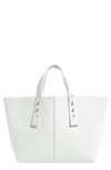 Frame Les Second Large Tote In Blanc
