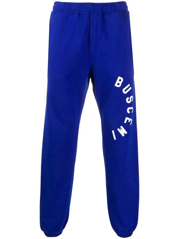 bright blue sweatpants
