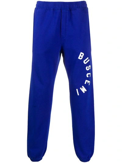 Buscemi Tackle Twill Printed Sweatpants In Blue