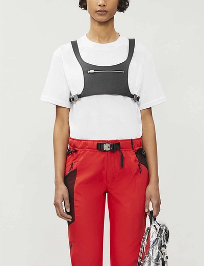 Alyx Minimal Buckled Leather Chest Rig