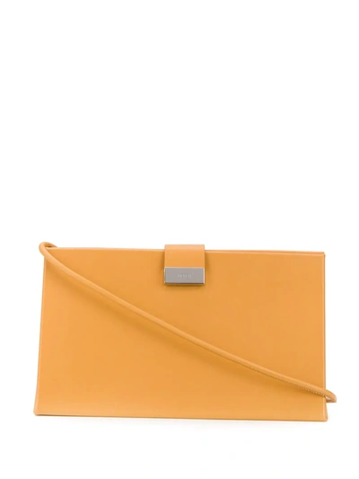 Medea Lay Low Leather Shoulder Bag In Neutrals