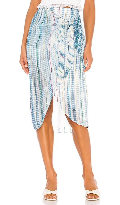 Hemant & Nandita Esme Sarong In Blue White