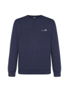 Apc Navy Logo Crewneck Sweatshirt