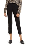 Lyssé Wisteria Slit Ankle Leggings In Black