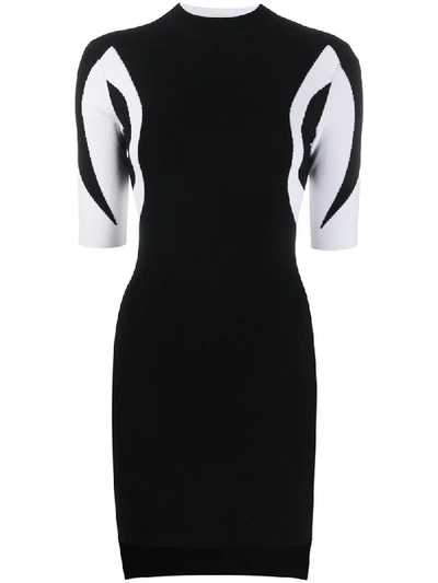Alyx Warp Speed High/low Jumper Dress In Black