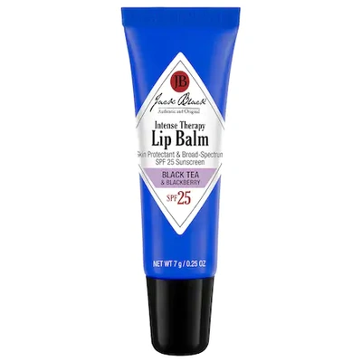 Jack Black Intense Therapy Lip Balm Spf 25 Black Tea & Blackberry 0.25 oz In Black Tea And Blackberry