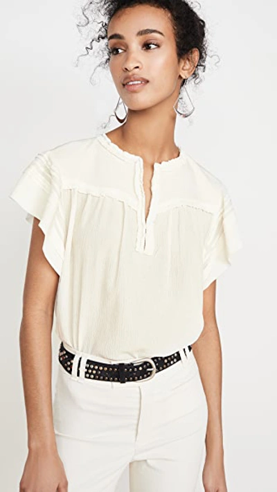 Isabel Marant Irving Top In White