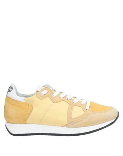 Philippe Model Sneakers In Yellow