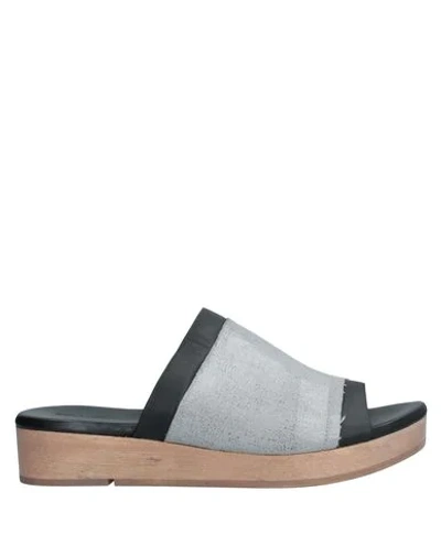Rick Owens Sandals In Grey