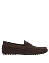 Tod's Loafers In Dark Brown