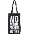 Katharine Hamnett No More Fashion Victims Tote Bag In Blue
