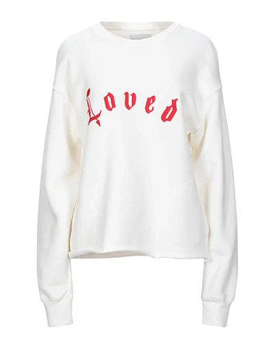 Current Elliott Sweatshirt In Ivory