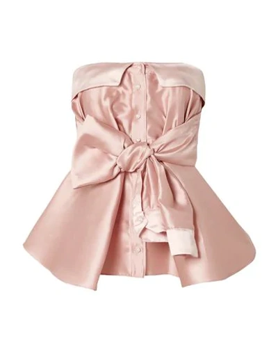 Alexis Mabille Tops In Blush