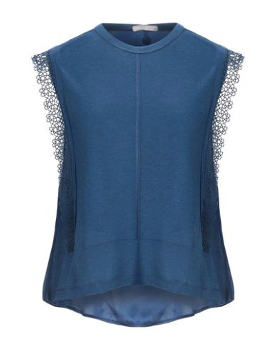 High By Claire Campbell Tops In Blue