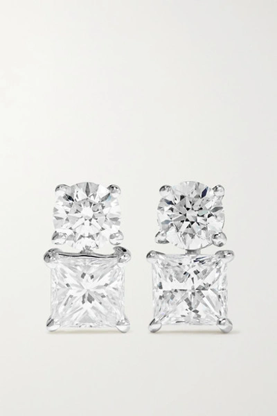 Anita Ko 18-karat White Gold Diamond Earrings