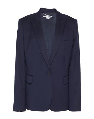 Stella Mccartney Suit Jackets In Dark Blue