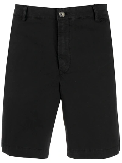 Kenzo Shorts With Embroidered Logo In Black