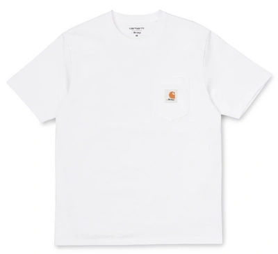 Pre-owned Awake  X Carhartt Wip T-shirt White