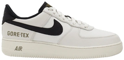 Pre-owned Nike  Air Force One Low Gore-tex White Sail Black In White/sail/black