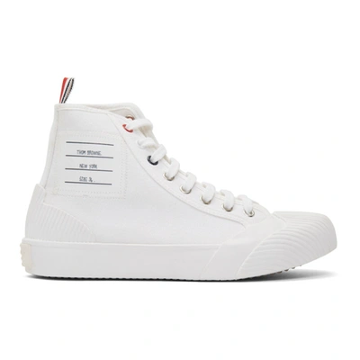 Thom Browne High-top-sneakers Mit Budapestermuster In Blue