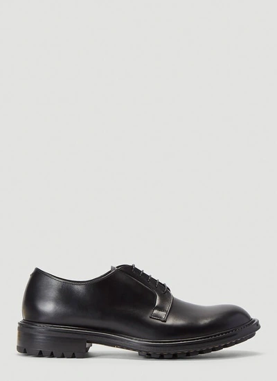 Aiezen Lace-up Derby Shoes In Black