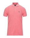 Lacoste Polo Maniche Corte Uomo Rosa In Pink