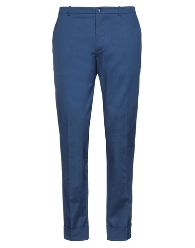 Obvious Basic Casual Pants In Blue