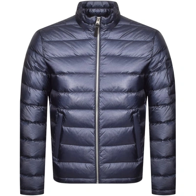 Mackage James Down Puffer Coat In Navy