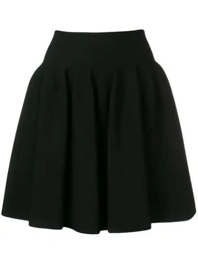Stella Mccartney Compact Knit Shorts In Black