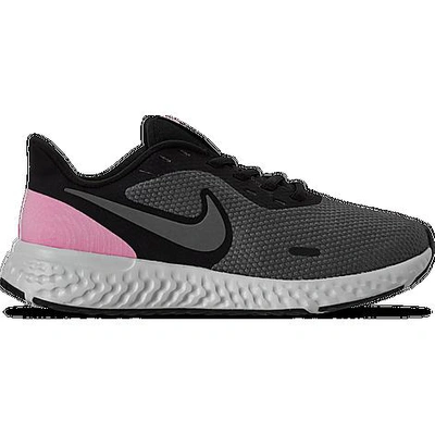 Nike Women's Revolution 5 Wide Width Running Sneakers From Finish Line In  Black,dark Grey,pure Platinum,psychic Pink | ModeSens