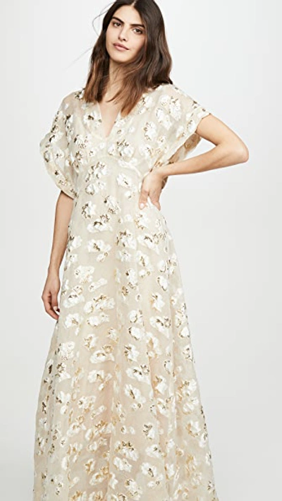 Rachel Comey Floral Pint Maxi Dress In Off White ModeSens