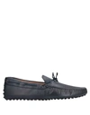 Tod's Loafers In Dark Blue