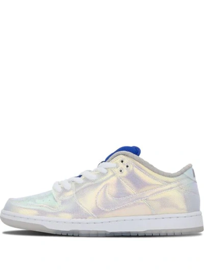 Nike Dunk Lo Pro Sb Sneakers In Metallic