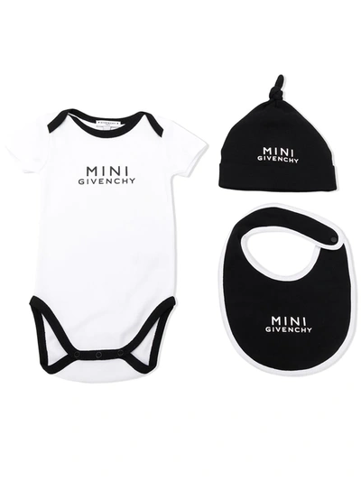 Givenchy Logo Babygrow Set In White