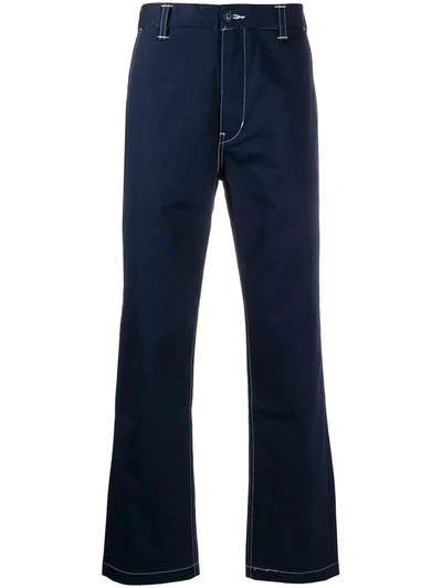 Levi's Stitch Detail Trousers In Blue