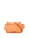 Jacquemus Banane Logo Plaque Belt Bag In Orange