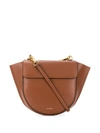 Wandler Hortensia Detachable-handle Bag In Brown