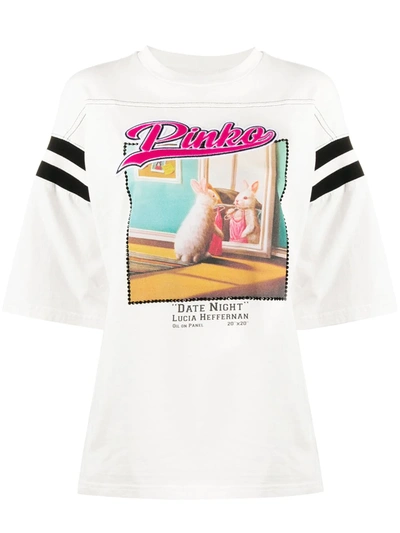 Pinko Date Night Oversized T-shirt In White