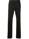 Fendi Straight-leg Chinos In Black