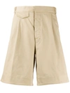 Dsquared2 Wide-leg Chino Shorts In Neutrals