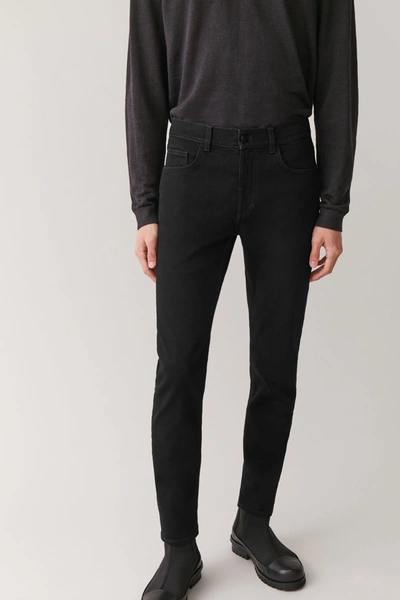 Cos Slim-fit Jeans In Black
