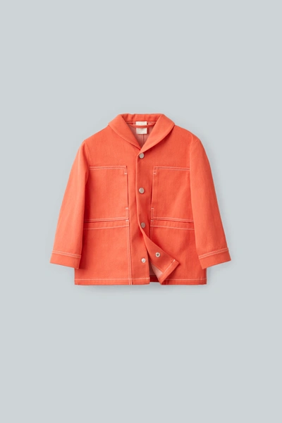Cos Kids' Multi-pocket Jacket In Orange