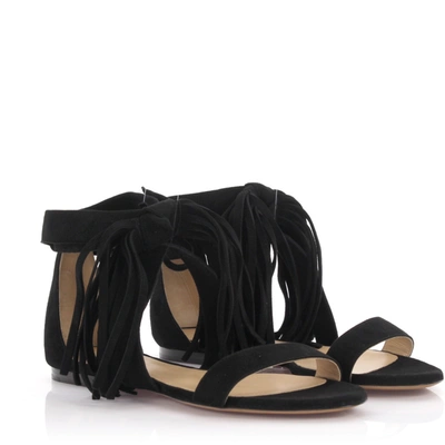 Chloé Strappy Sandals In Black