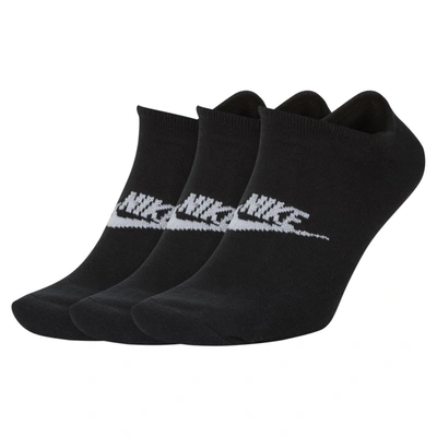 Nike Sportswear Everyday Essential No-show Socks In Black,white