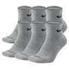 Nike Everyday Plus Cushion Training Ankle Socks (6 Pairs) In Grey