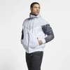 Nike Sportswear Windrunner Hooded Windbreaker (white) In White,wolf Grey,dark Grey,white