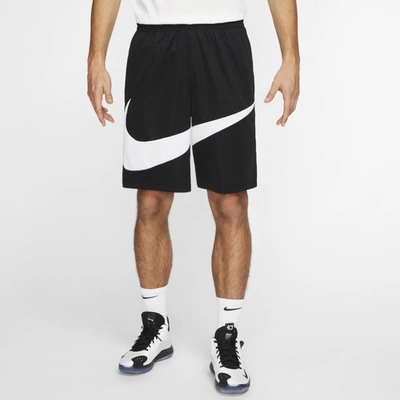 Nike Dri-fit Basketball Shorts In Black,white